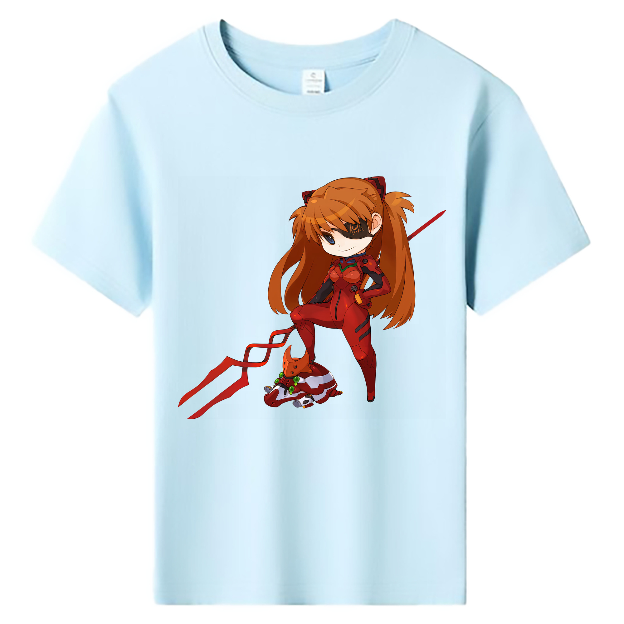 （画像用） EVA 新世紀エヴァンゲリオン 綿100％キッズTシャツ（フロントプリント）